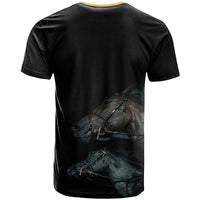 Kentucky Horse Racing T Shirt Luxury Black And Gold - Wonder Print Shop