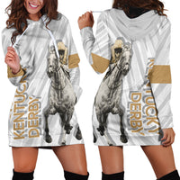 Kentucky Horse Racing Hoodie Dress - Wonder Print Shop