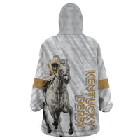 Kentucky Horse Racing Wearable Blanket Hoodie - Wonder Print Shop