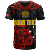 Personalised PNG Kumuls Rugby T Shirt Motuan Mix Patterns - Wonder Print Shop