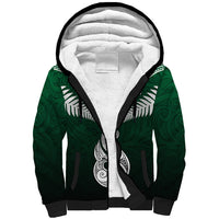 Peronsalised New Zealand Sherpa Hoodie Hei Matau Mix Silver Fern Basic - Wonder Print Shop