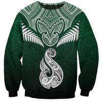 Peronsalised New Zealand Sweatshirt Hei Matau Mix Silver Fern Basic - Wonder Print Shop