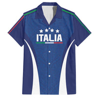 Italy Football 2024 Custom Family Matching Summer Maxi Dress and Hawaiian Shirt Gli Azzurri - Renaissance Inspired - Wonder Print Shop