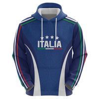 Italy Football 2024 Custom Hoodie Gli Azzurri - Renaissance Inspired - Wonder Print Shop