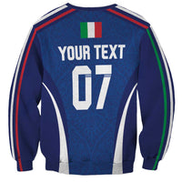 Italy Football 2024 Custom Sweatshirt Gli Azzurri - Renaissance Inspired - Wonder Print Shop