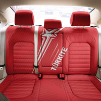 Turkiye Football 2024 Custom Back Car Seat Cover Crescent-Stars Basic Style LT7 - Wonder Print Shop