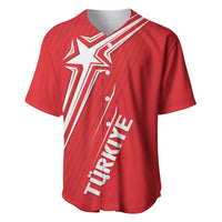 Turkiye Football 2024 Custom Baseball Jersey Crescent-Stars Basic Style LT7 - Wonder Print Shop