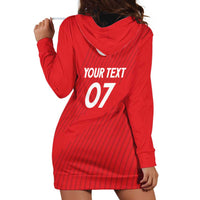 Turkiye Football 2024 Custom Hoodie Dress Crescent-Stars Basic Style - Wonder Print Shop