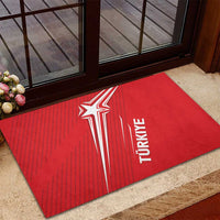 Turkiye Football 2024 Custom Rubber Doormat Crescent-Stars Basic Style - Wonder Print Shop