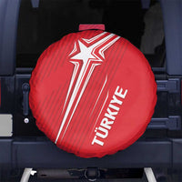 Turkiye Football 2024 Custom Spare Tire Cover Crescent-Stars Basic Style - Wonder Print Shop