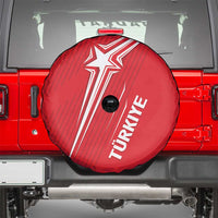 Turkiye Football 2024 Custom Spare Tire Cover Crescent-Stars Basic Style - Wonder Print Shop