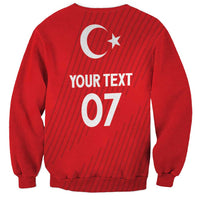 Turkiye Football 2024 Custom Sweatshirt Crescent-Stars Basic Style - Wonder Print Shop