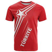 Turkiye Football 2024 Custom T Shirt Crescent-Stars Basic Style - Wonder Print Shop