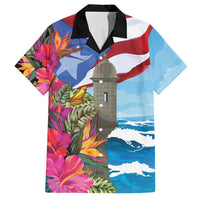 Puerto Rico El Morro Family Matching Off Shoulder Short Dress and Hawaiian Shirt Boriken Seascape - Wonder Print Shop