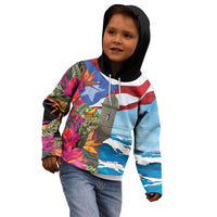 Puerto Rico El Morro Kid Hoodie Boriken Seascape - Wonder Print Shop