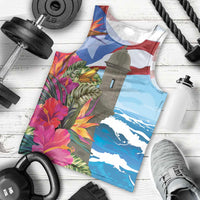 Puerto Rico El Morro Men Tank Top Boriken Seascape - Wonder Print Shop