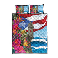 Puerto Rico El Morro Quilt Bed Set Boriken Seascape - Wonder Print Shop