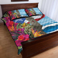 Puerto Rico El Morro Quilt Bed Set Boriken Seascape - Wonder Print Shop