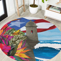 Puerto Rico El Morro Round Carpet Boriken Seascape - Wonder Print Shop