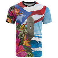 Puerto Rico El Morro T Shirt Boriken Seascape - Wonder Print Shop