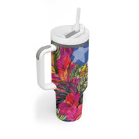 Puerto Rico El Morro Tumbler With Handle Boriken Seascape - Wonder Print Shop