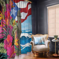 Puerto Rico El Morro Window Curtain Boriken Seascape - Wonder Print Shop