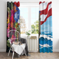 Puerto Rico El Morro Window Curtain Boriken Seascape - Wonder Print Shop