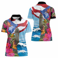 Puerto Rico El Morro Women Polo Shirt Boriken Seascape - Wonder Print Shop