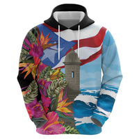 Puerto Rico El Morro Zip Hoodie Boriken Seascape - Wonder Print Shop
