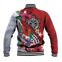 Puerto Rico Boricua Baseball Jacket Taino - Polynesia Tribal Mix - Wonder Print Shop