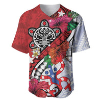 Puerto Rico Boricua Baseball Jersey Taino - Polynesia Tribal Mix - Wonder Print Shop