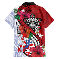 Puerto Rico Boricua Family Matching Summer Maxi Dress and Hawaiian Shirt Taino - Polynesia Tribal Mix - Wonder Print Shop