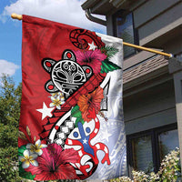 Puerto Rico Boricua Garden Flag Taino - Polynesia Tribal Mix - Wonder Print Shop