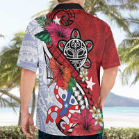 Puerto Rico Boricua Hawaiian Shirt Taino - Polynesia Tribal Mix - Wonder Print Shop