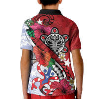 Puerto Rico Boricua Kid Polo Shirt Taino - Polynesia Tribal Mix - Wonder Print Shop