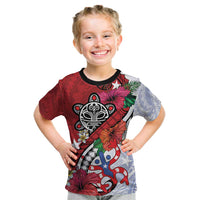 Puerto Rico Boricua Kid T Shirt Taino - Polynesia Tribal Mix - Wonder Print Shop