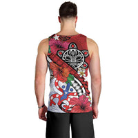 Puerto Rico Boricua Men Tank Top Taino - Polynesia Tribal Mix - Wonder Print Shop
