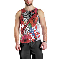 Puerto Rico Boricua Men Tank Top Taino - Polynesia Tribal Mix - Wonder Print Shop