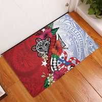 Puerto Rico Boricua Rubber Doormat Taino - Polynesia Tribal Mix - Wonder Print Shop