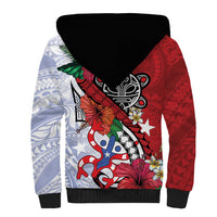 Puerto Rico Boricua Sherpa Hoodie Taino - Polynesia Tribal Mix - Wonder Print Shop