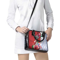 Puerto Rico Boricua Shoulder Handbag Taino - Polynesia Tribal Mix - Wonder Print Shop