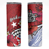 Puerto Rico Boricua Skinny Tumbler Taino - Polynesia Tribal Mix - Wonder Print Shop