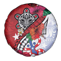 Puerto Rico Boricua Spare Tire Cover Taino - Polynesia Tribal Mix - Wonder Print Shop