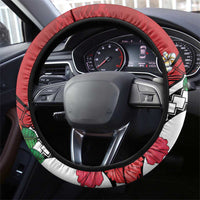 Puerto Rico Boricua Steering Wheel Cover Taino - Polynesia Tribal Mix - Wonder Print Shop