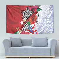 Puerto Rico Boricua Tapestry Taino - Polynesia Tribal Mix - Wonder Print Shop