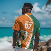 Cote d'Ivoire WC2026 Custom Hawaiian Shirt Making History - GO Elephants