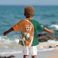 Cote d'Ivoire WC2026 Custom Kid Hawaiian Shirt Making History - GO Elephants