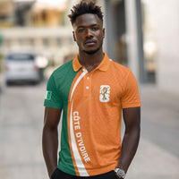 Cote d'Ivoire WC2026 Custom Polo Shirt Making History - GO Elephants