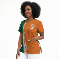 Cote d'Ivoire WC2026 Custom Scrub Top Making History - GO Elephants