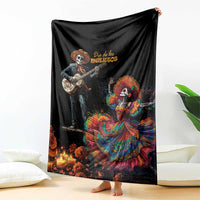 Mexico Dia de los Muertos Blanket La Calavera Catrina